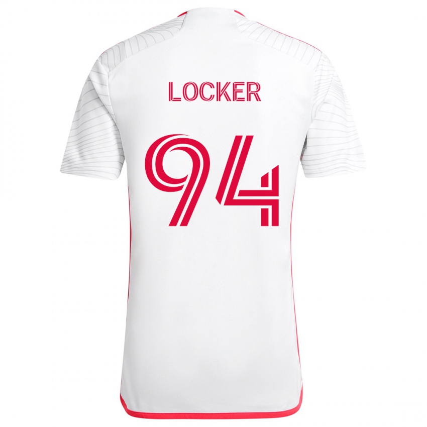 Criança Camisola Carson Locker #94 Branco Vermelho Alternativa 2024/25 Camisa Brasil