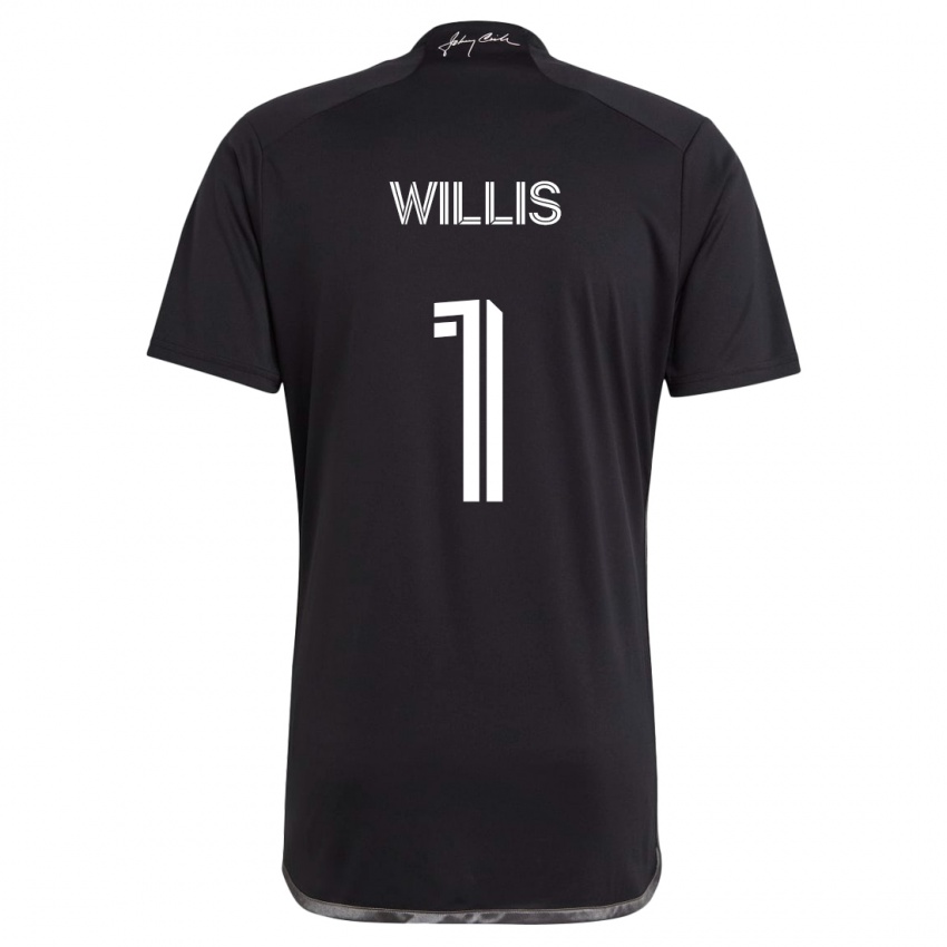 Criança Camisola Joe Willis #1 Preto Alternativa 2024/25 Camisa Brasil