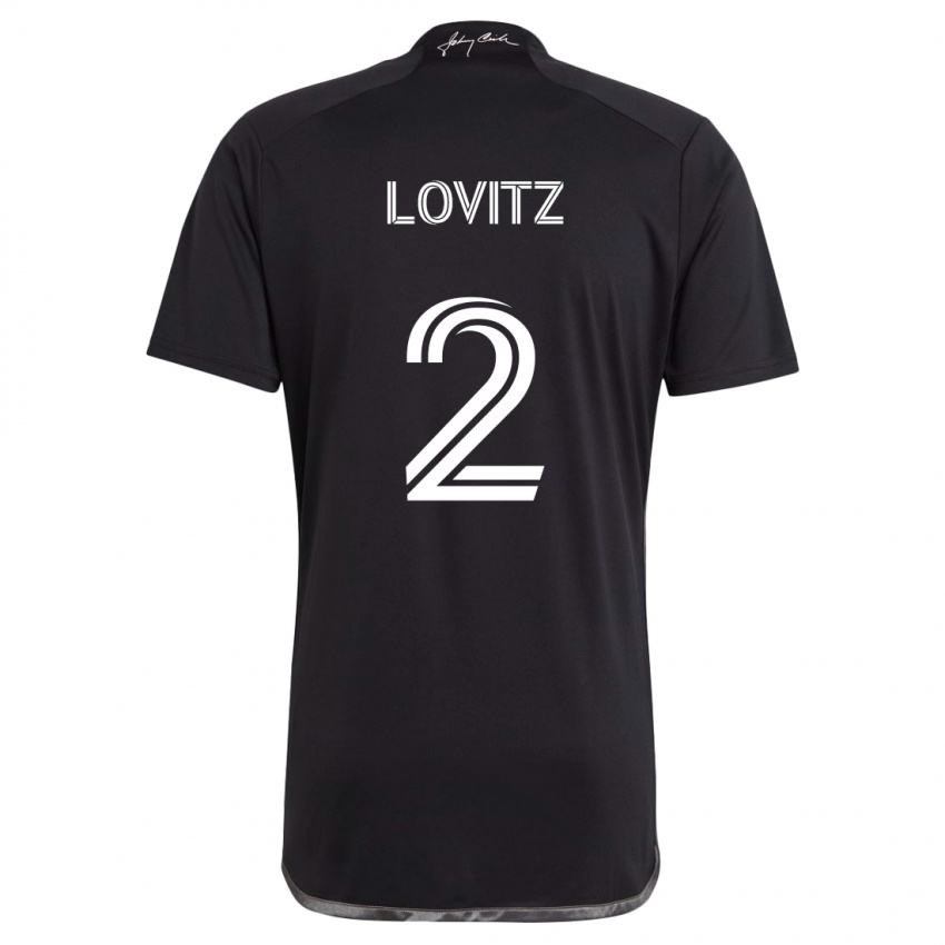 Criança Camisola Daniel Lovitz #2 Preto Alternativa 2024/25 Camisa Brasil