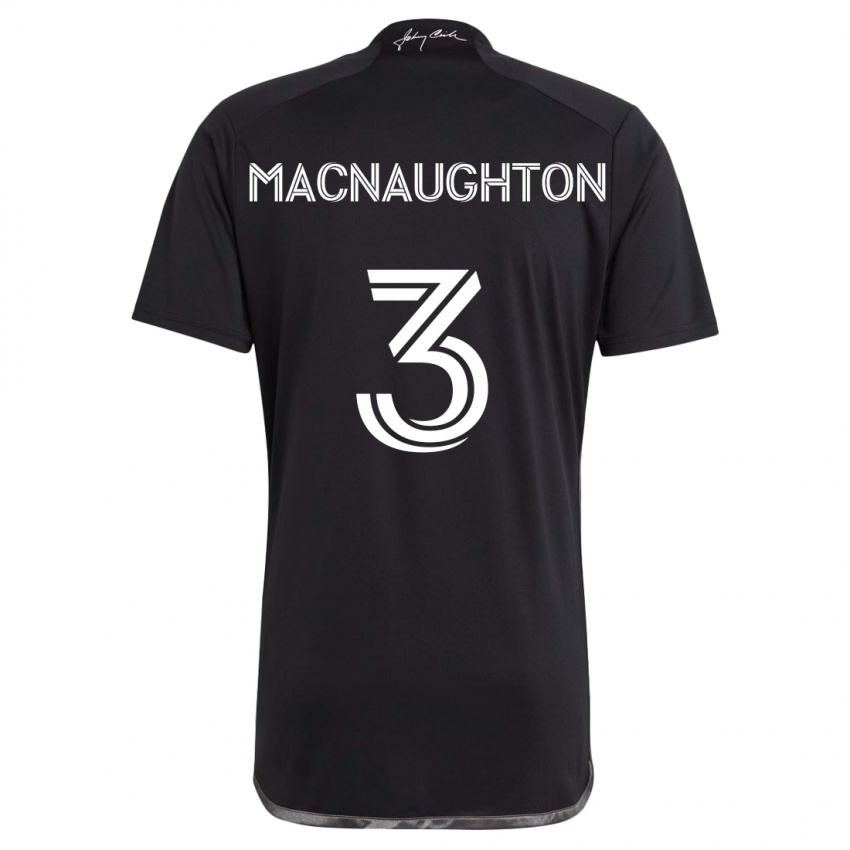 Criança Camisola Lukas Macnaughton #3 Preto Alternativa 2024/25 Camisa Brasil