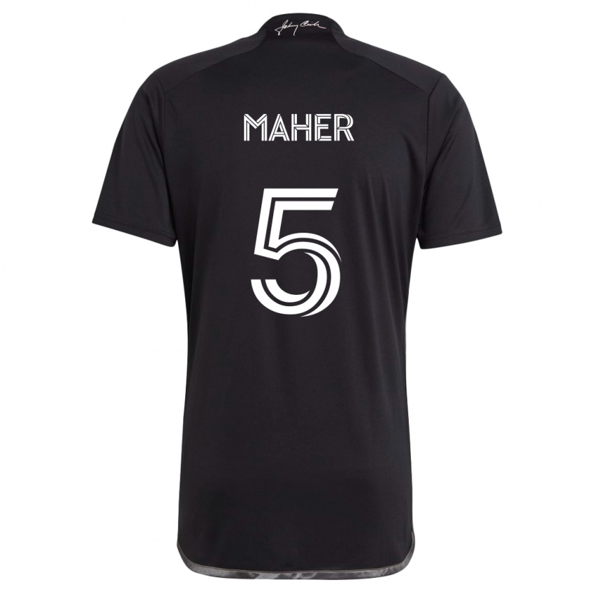 Criança Camisola Jack Maher #5 Preto Alternativa 2024/25 Camisa Brasil