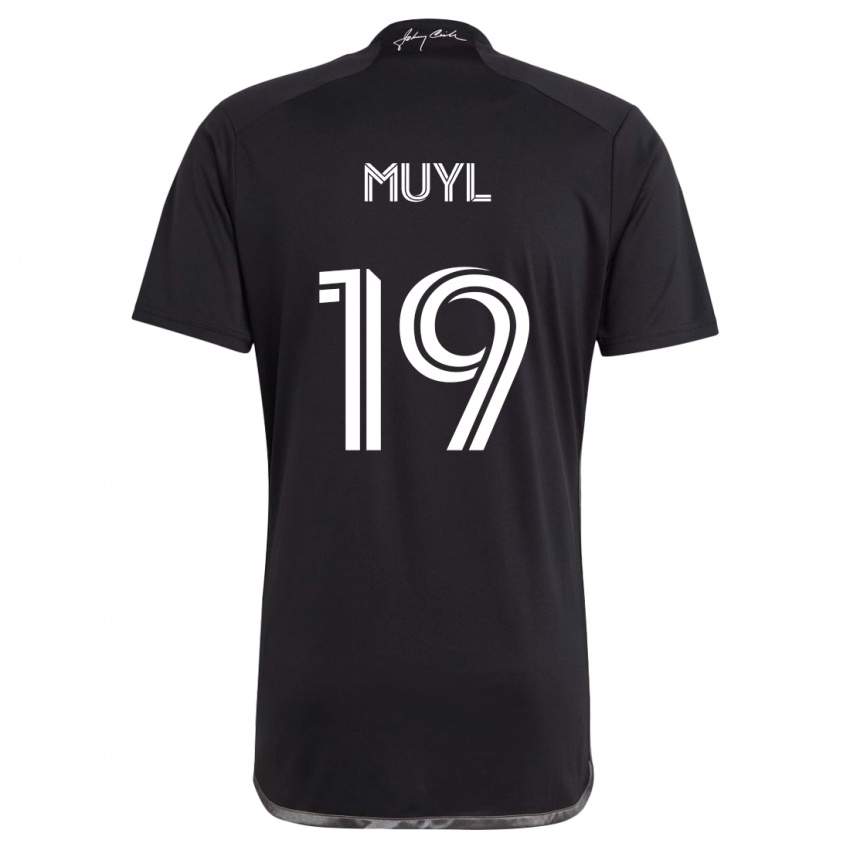 Criança Camisola Alex Muyl #19 Preto Alternativa 2024/25 Camisa Brasil