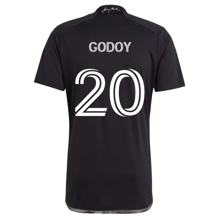 Criança Camisola Aníbal Godoy #20 Preto Alternativa 2024/25 Camisa Brasil