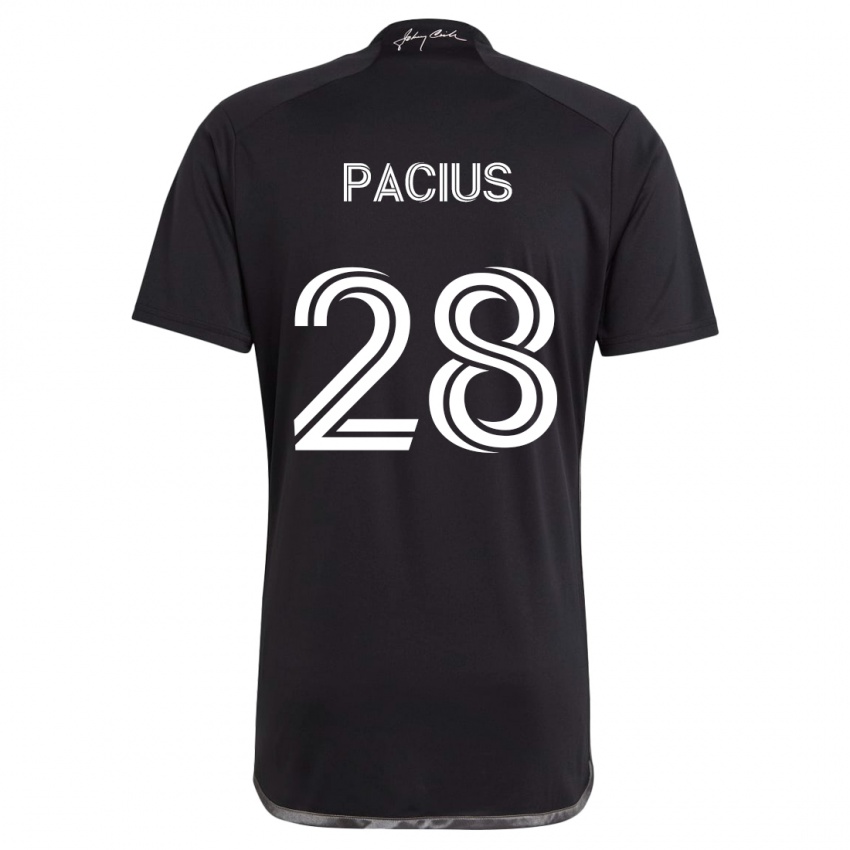 Criança Camisola Woobens Pacius #28 Preto Alternativa 2024/25 Camisa Brasil