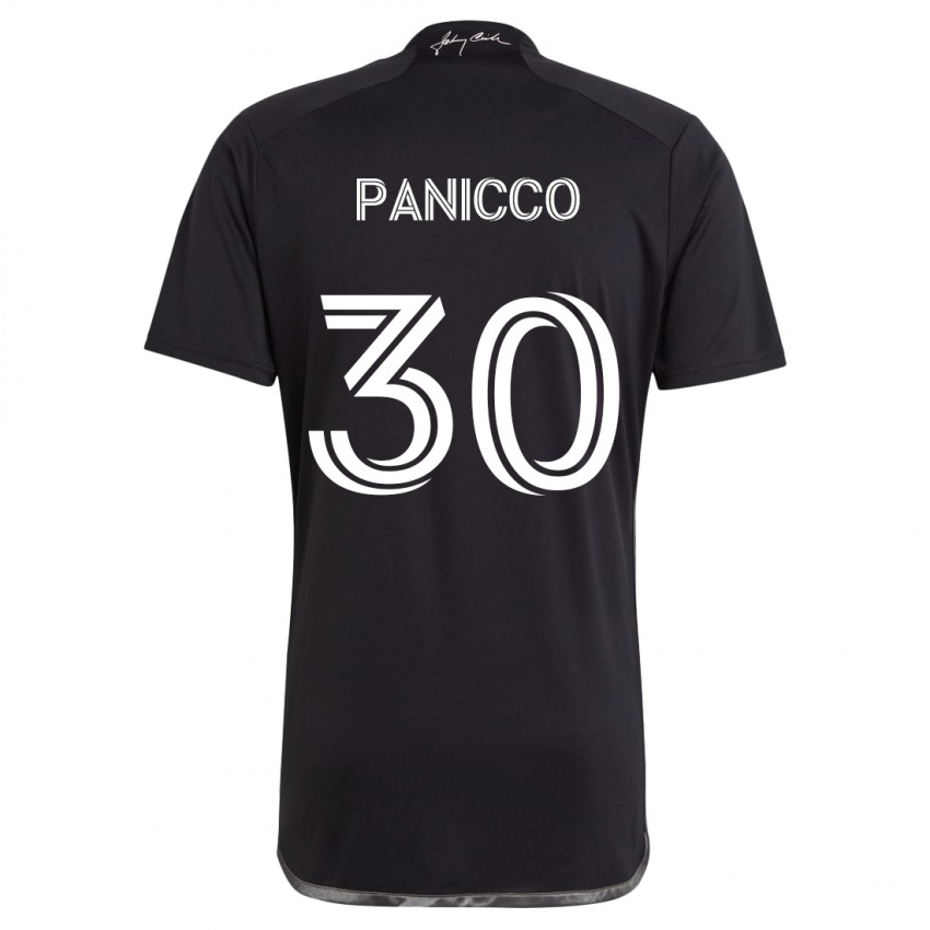 Criança Camisola Elliot Panicco #30 Preto Alternativa 2024/25 Camisa Brasil