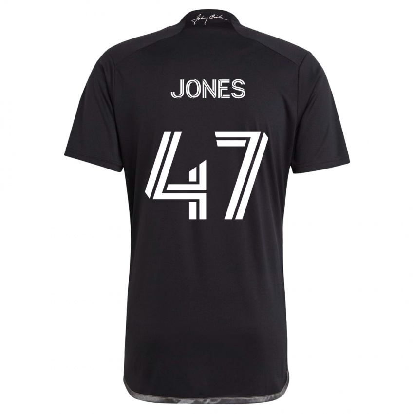 Criança Camisola Isaiah Jones #47 Preto Alternativa 2024/25 Camisa Brasil