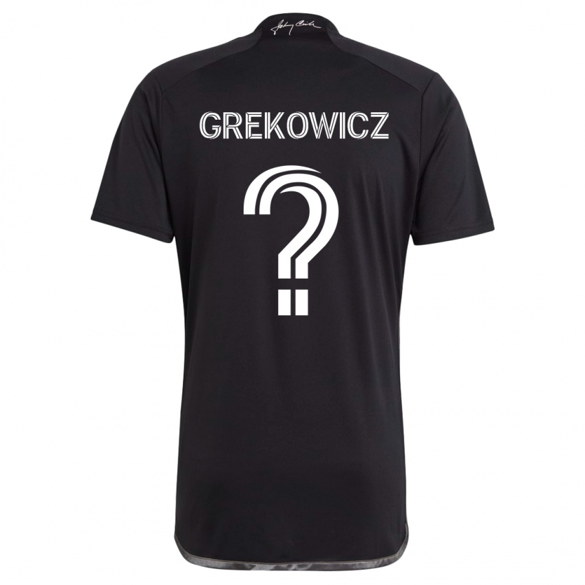 Criança Camisola Jacob Grekowicz #0 Preto Alternativa 2024/25 Camisa Brasil