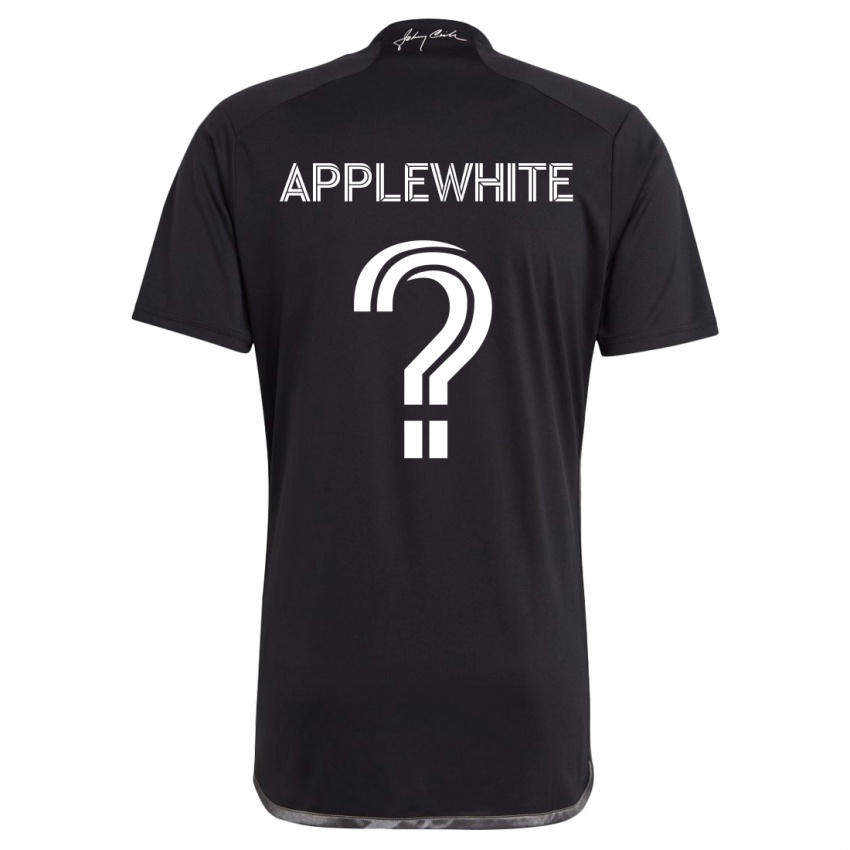 Criança Camisola Christopher Applewhite #0 Preto Alternativa 2024/25 Camisa Brasil