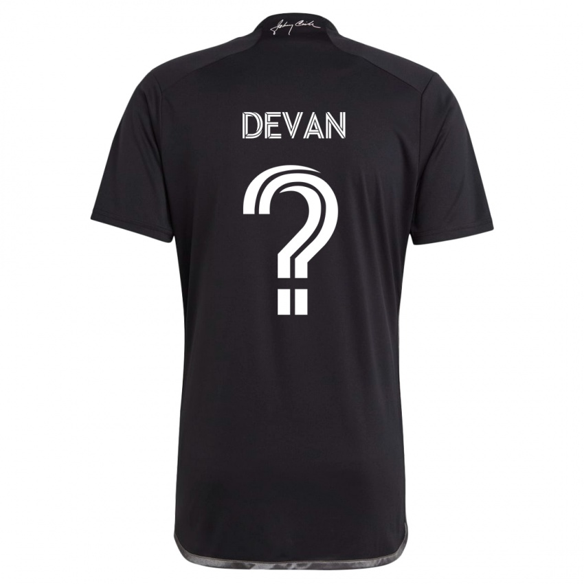 Criança Camisola Liam Devan #0 Preto Alternativa 2024/25 Camisa Brasil