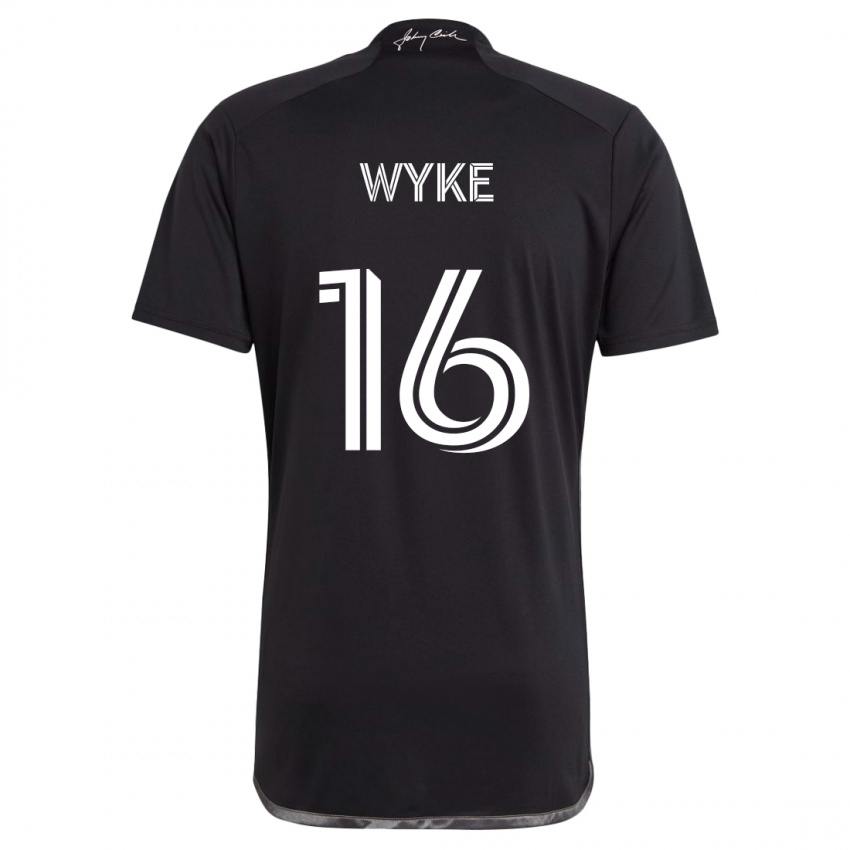 Criança Camisola Laurence Wyke #16 Preto Alternativa 2024/25 Camisa Brasil