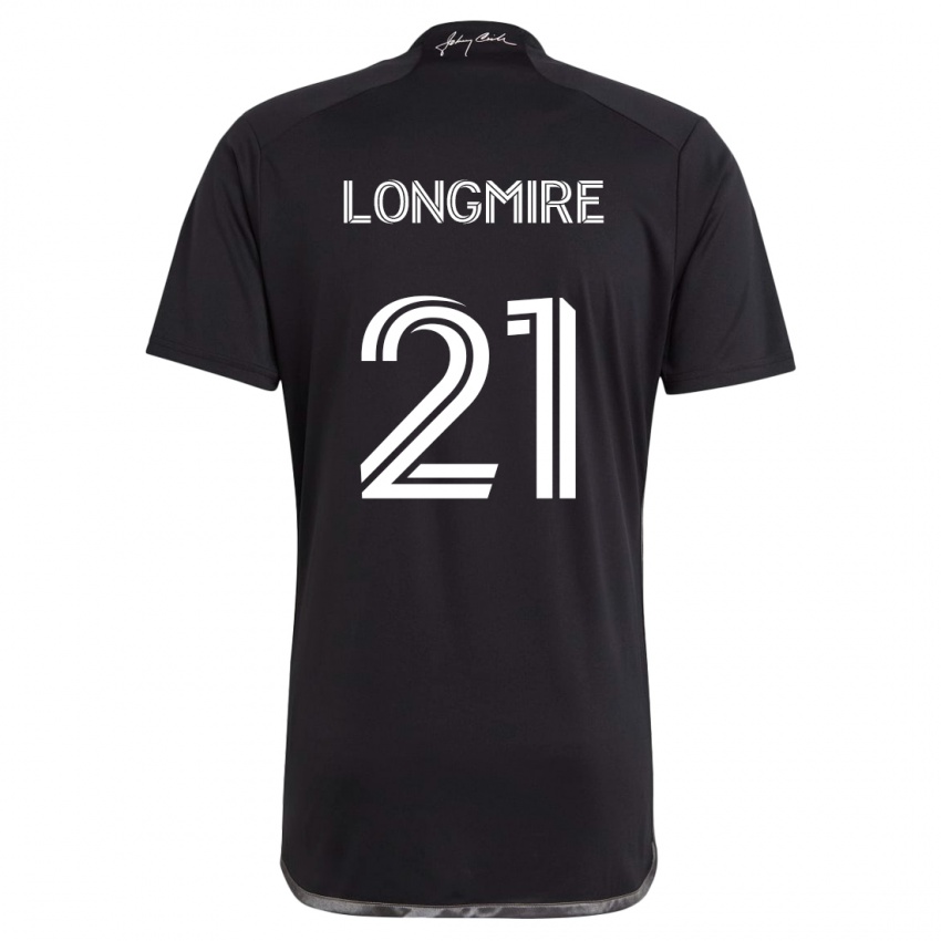 Criança Camisola Ahmed Longmire #21 Preto Alternativa 2024/25 Camisa Brasil