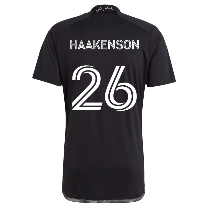 Criança Camisola Luke Haakenson #26 Preto Alternativa 2024/25 Camisa Brasil