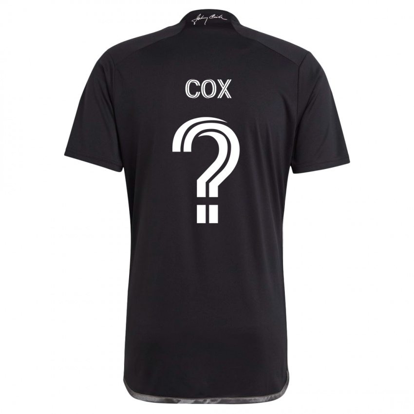 Criança Camisola Justin Cox #0 Preto Alternativa 2024/25 Camisa Brasil