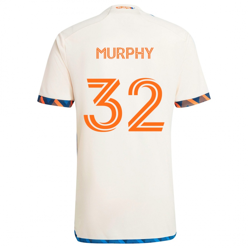 Criança Camisola Ian Murphy #32 Laranja Branco Alternativa 2024/25 Camisa Brasil