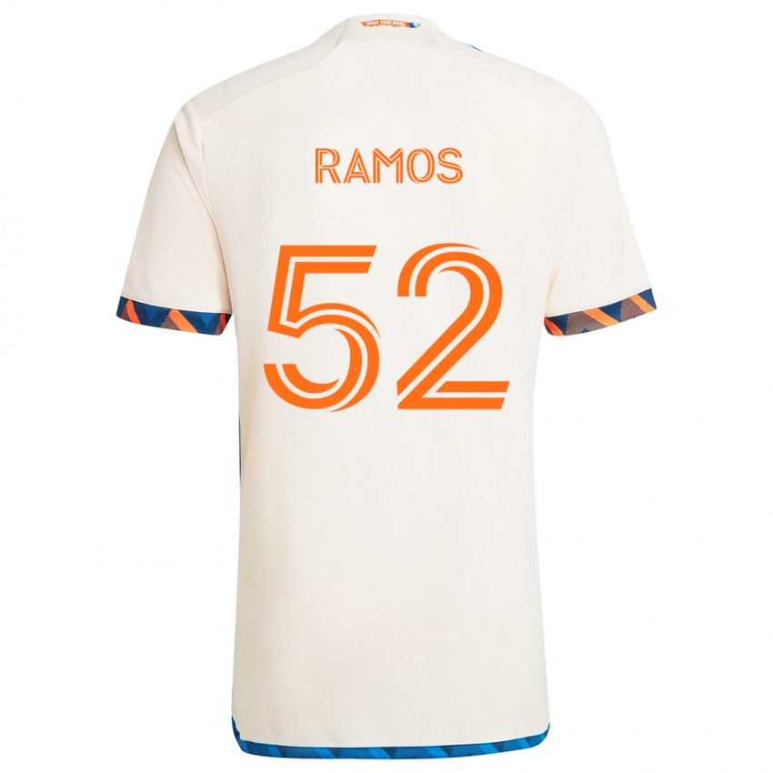 Criança Camisola Yair Ramos #52 Laranja Branco Alternativa 2024/25 Camisa Brasil