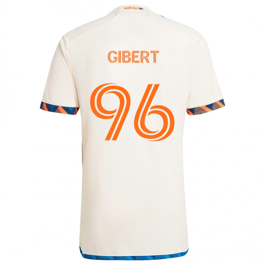 Criança Camisola Gaël Gibert #96 Laranja Branco Alternativa 2024/25 Camisa Brasil