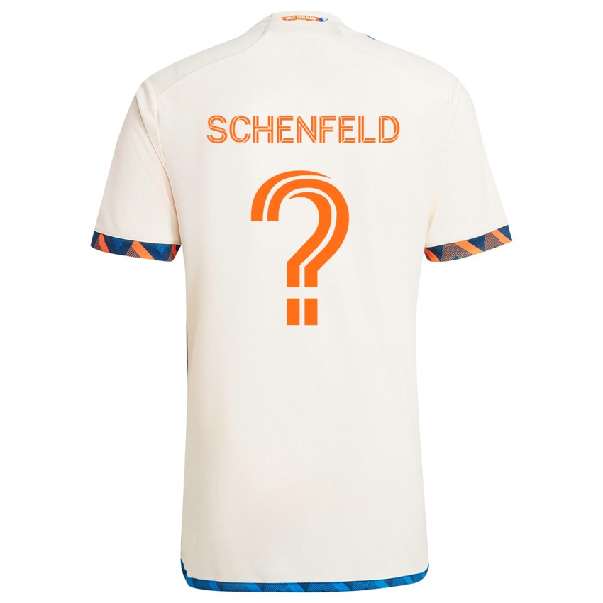 Criança Camisola Matthew Schenfeld #0 Laranja Branco Alternativa 2024/25 Camisa Brasil