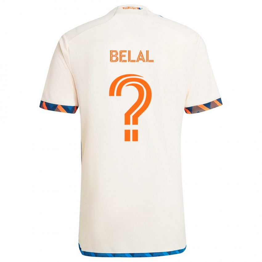 Criança Camisola Ryan Belal #0 Laranja Branco Alternativa 2024/25 Camisa Brasil