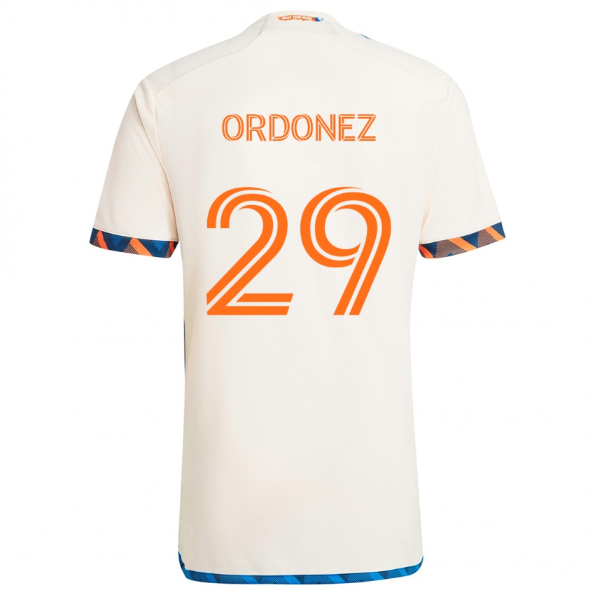 Criança Camisola Arquímides Ordóñez #29 Laranja Branco Alternativa 2024/25 Camisa Brasil