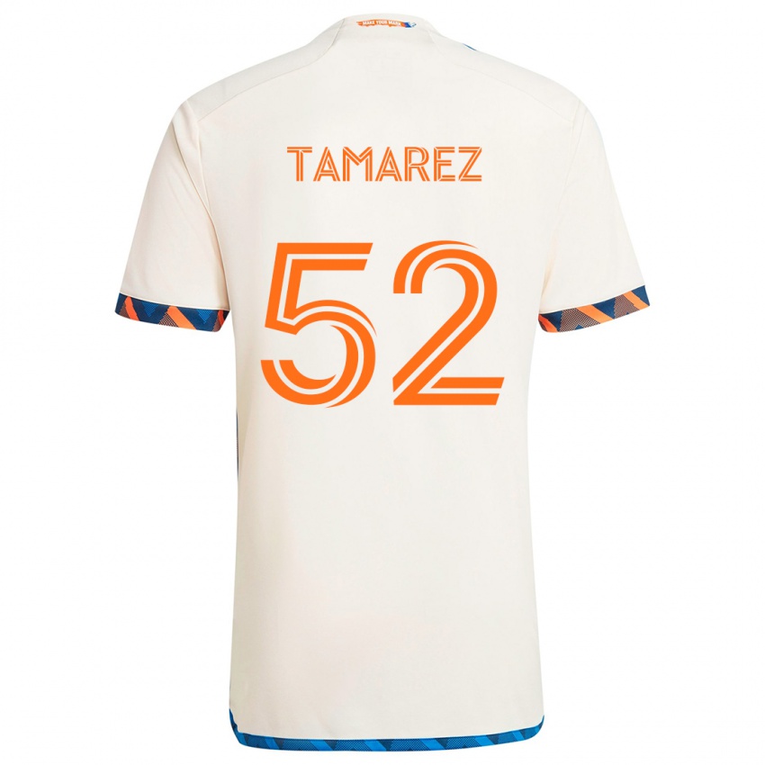 Criança Camisola Lucas Tamarez #52 Laranja Branco Alternativa 2024/25 Camisa Brasil