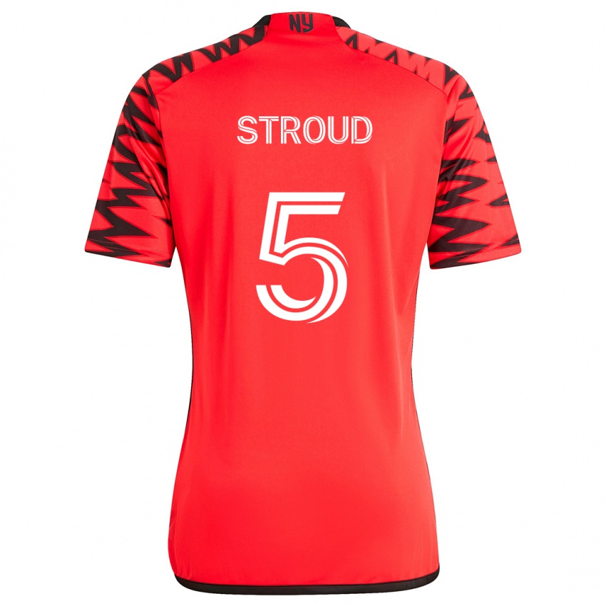 Criança Camisola Peter Stroud #5 Vermelho Preto Branco Alternativa 2024/25 Camisa Brasil