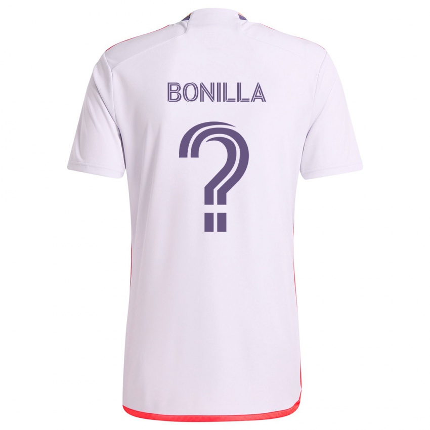 Criança Camisola Jarell Bonilla #0 Branco Vermelho Roxo Alternativa 2024/25 Camisa Brasil