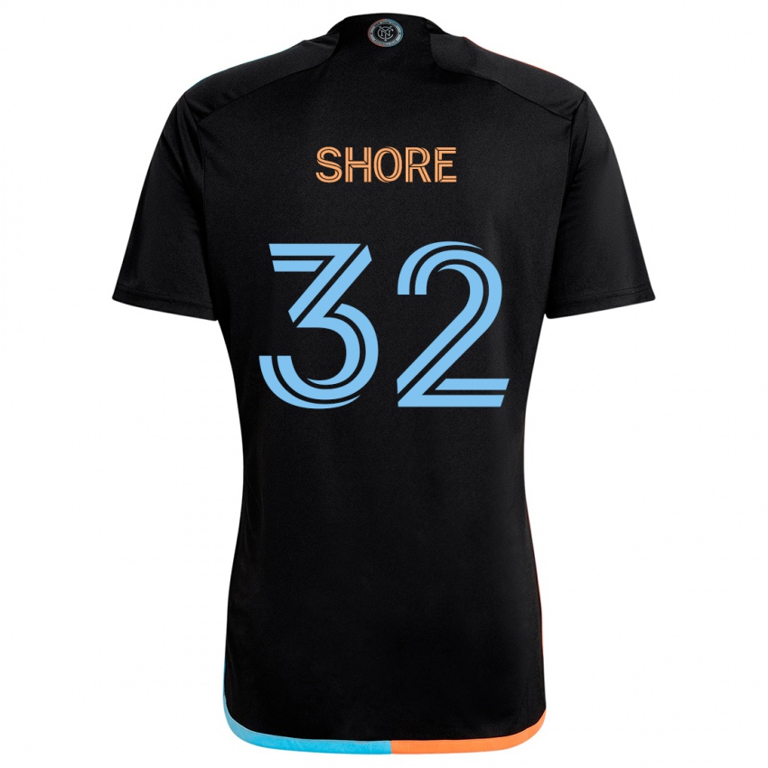 Criança Camisola Jonathan Shore #32 Preto Laranja Azul Alternativa 2024/25 Camisa Brasil