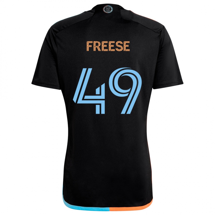 Criança Camisola Matt Freese #49 Preto Laranja Azul Alternativa 2024/25 Camisa Brasil