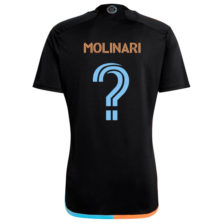 Criança Camisola Peter Molinari #0 Preto Laranja Azul Alternativa 2024/25 Camisa Brasil