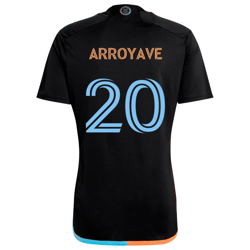 Criança Camisola Jacob Arroyave #20 Preto Laranja Azul Alternativa 2024/25 Camisa Brasil