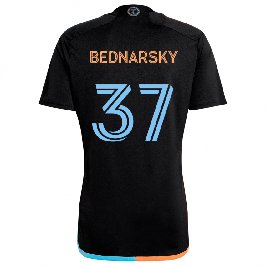 Criança Camisola Stevo Bednarsky #37 Preto Laranja Azul Alternativa 2024/25 Camisa Brasil