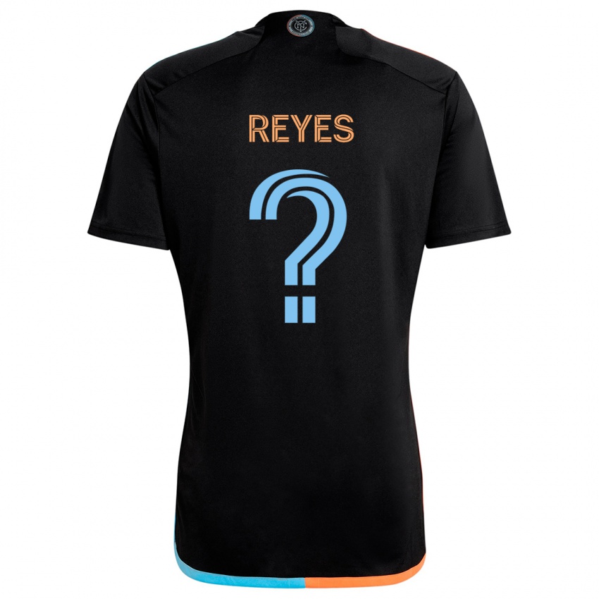 Criança Camisola Andrew Reyes #0 Preto Laranja Azul Alternativa 2024/25 Camisa Brasil