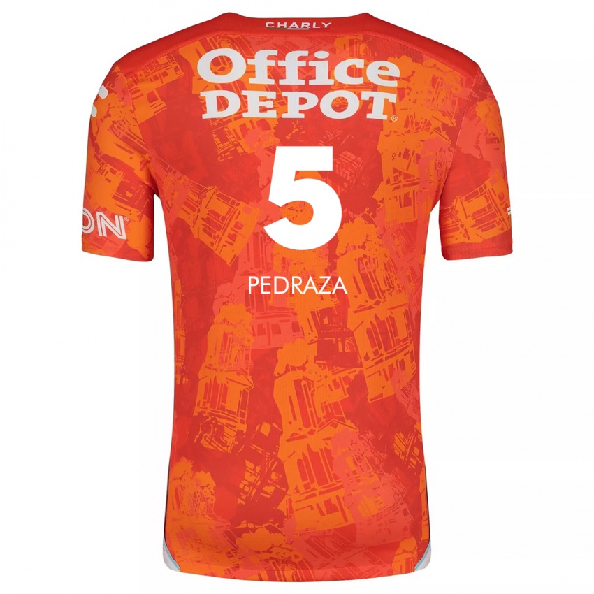 Criança Camisola Pedro Pedraza #5 Laranja Branco Alternativa 2024/25 Camisa Brasil