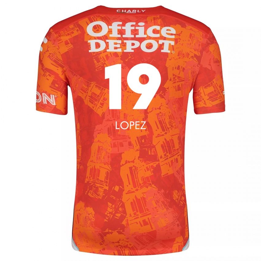 Criança Camisola Javier Eduardo López #19 Laranja Branco Alternativa 2024/25 Camisa Brasil