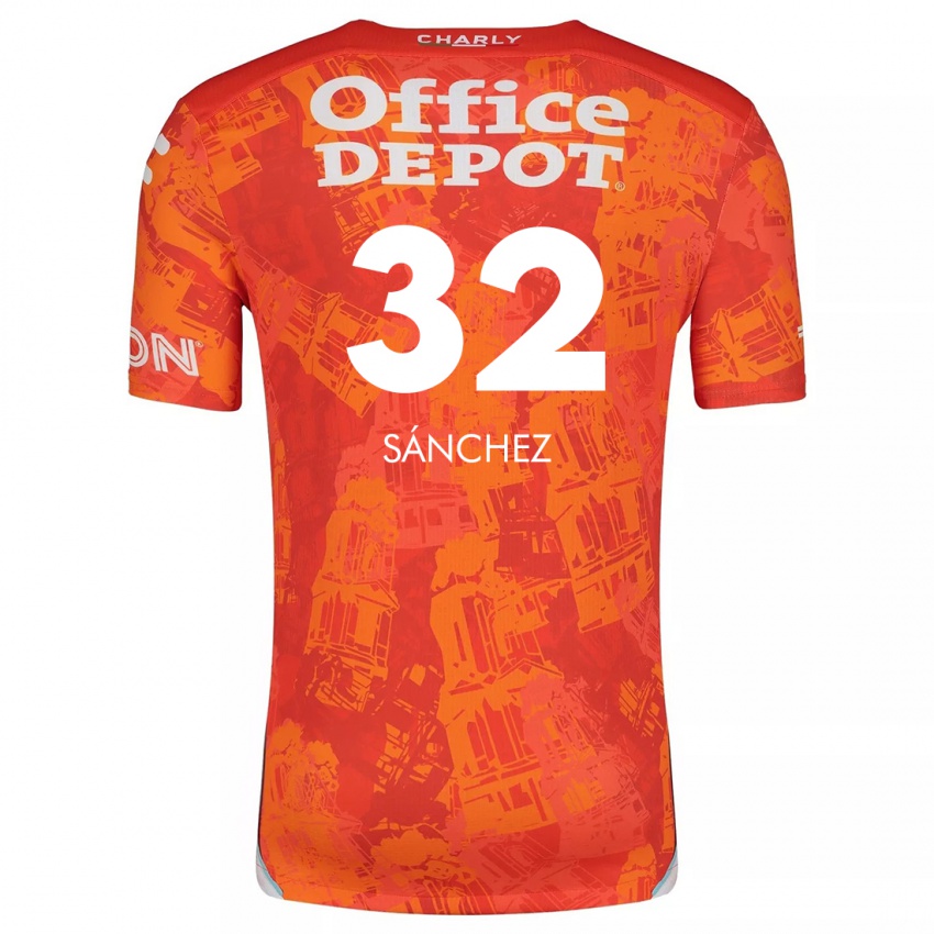 Criança Camisola Carlos Sánchez #32 Laranja Branco Alternativa 2024/25 Camisa Brasil