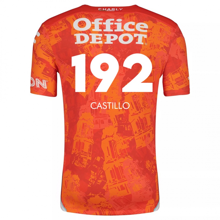 Criança Camisola José Castillo #192 Laranja Branco Alternativa 2024/25 Camisa Brasil