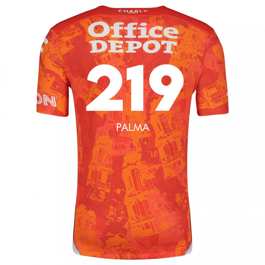 Criança Camisola Pablo Palma #219 Laranja Branco Alternativa 2024/25 Camisa Brasil