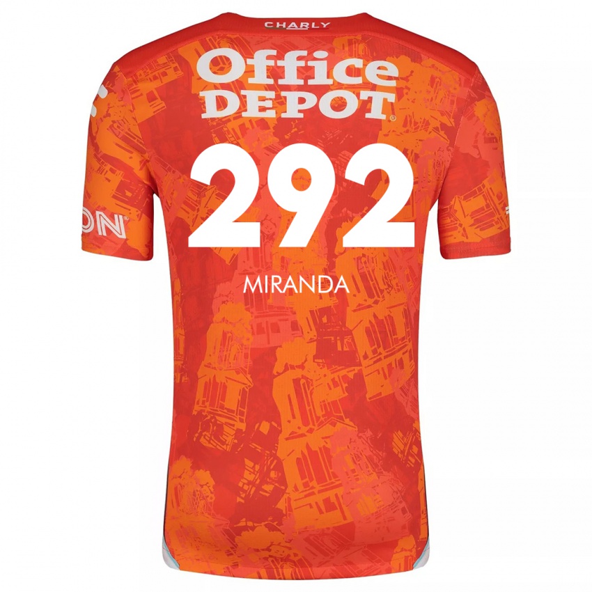 Criança Camisola Herbey Miranda #292 Laranja Branco Alternativa 2024/25 Camisa Brasil