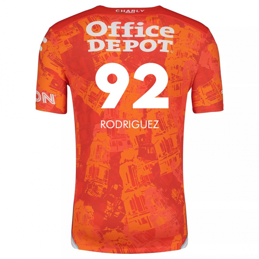 Criança Camisola Sergio Rodríguez #92 Laranja Branco Alternativa 2024/25 Camisa Brasil