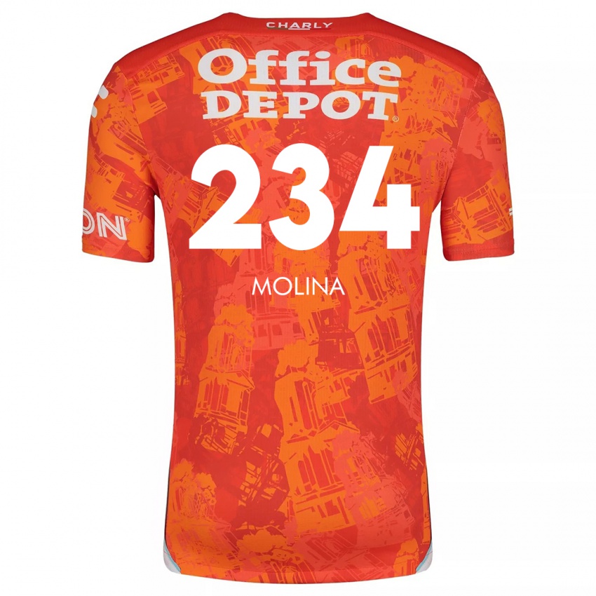 Criança Camisola Yoshimar Molina #234 Laranja Branco Alternativa 2024/25 Camisa Brasil