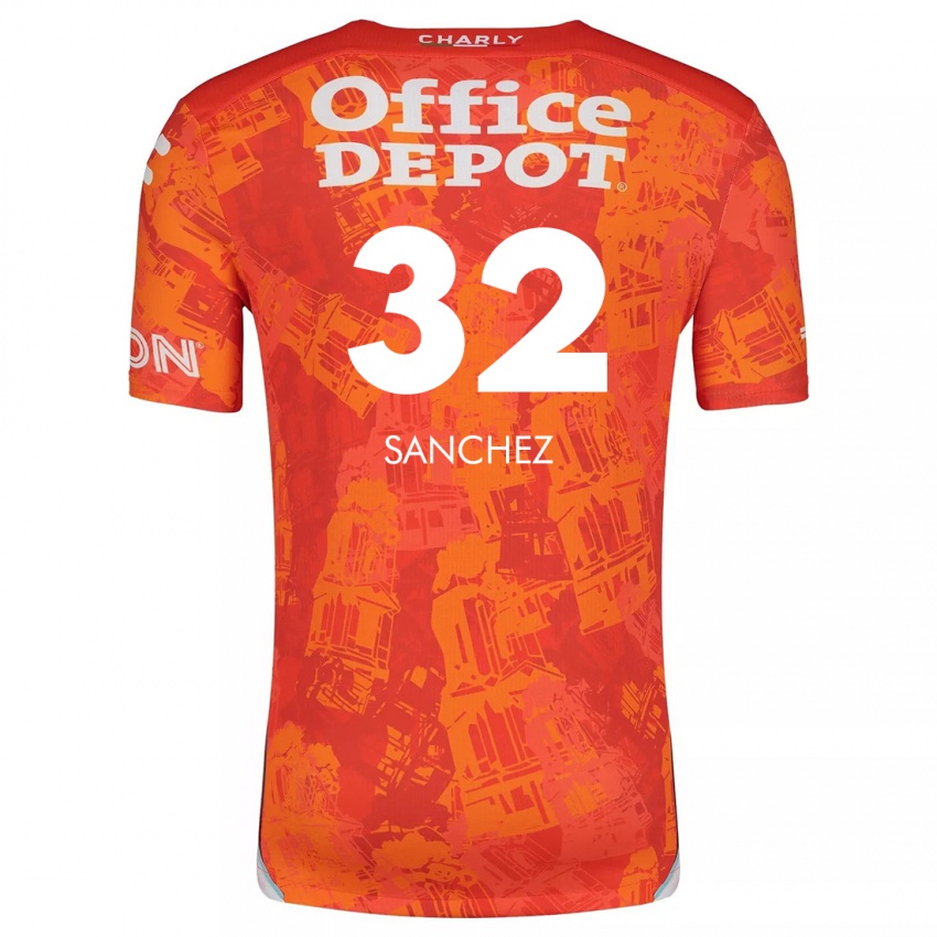 Criança Camisola Luis Sánchez #32 Laranja Branco Alternativa 2024/25 Camisa Brasil