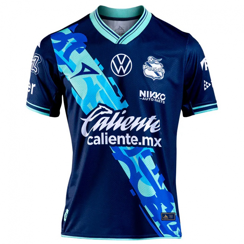 Criança Camisola Carlos Mendiola #270 Azul-Marinho Alternativa 2024/25 Camisa Brasil