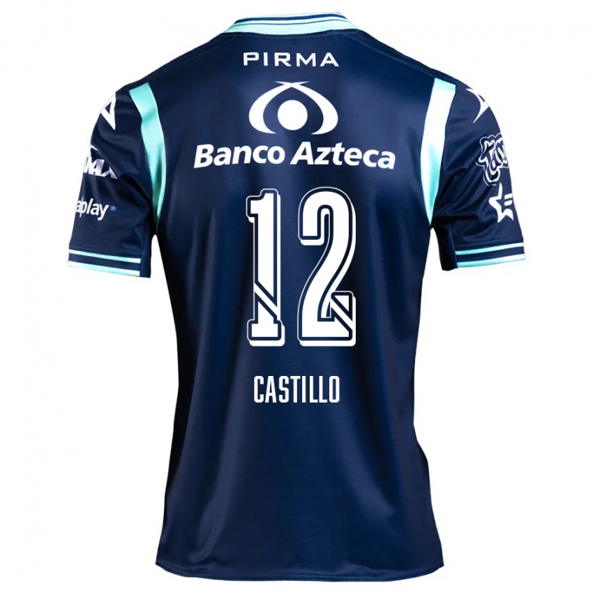 Criança Camisola Raúl Castillo #12 Azul-Marinho Alternativa 2024/25 Camisa Brasil