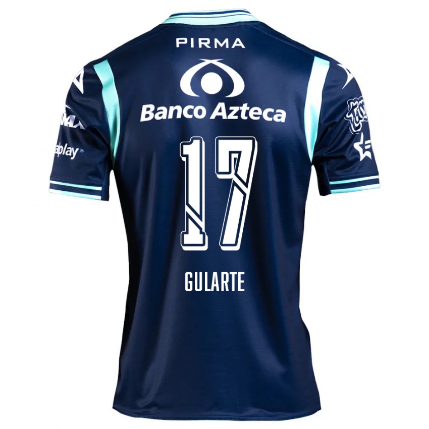 Criança Camisola Emanuel Gularte #17 Azul-Marinho Alternativa 2024/25 Camisa Brasil