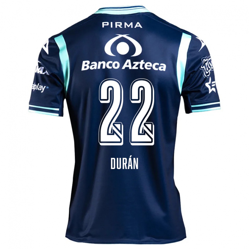 Criança Camisola Rafael Durán #22 Azul-Marinho Alternativa 2024/25 Camisa Brasil