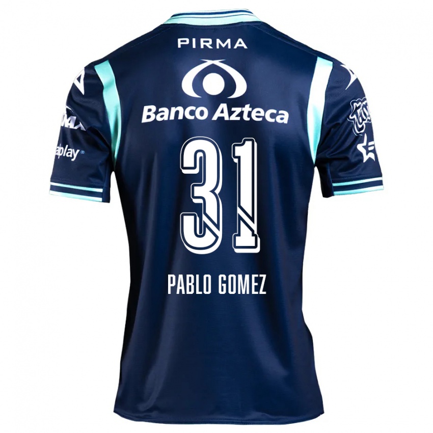 Criança Camisola Juan Pablo Gómez #31 Azul-Marinho Alternativa 2024/25 Camisa Brasil