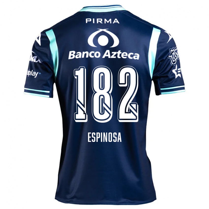 Criança Camisola Daniel Espinosa #182 Azul-Marinho Alternativa 2024/25 Camisa Brasil