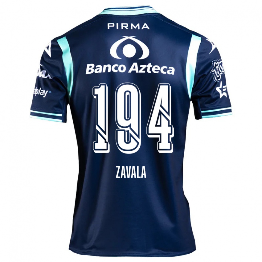 Criança Camisola Arath Zavala #194 Azul-Marinho Alternativa 2024/25 Camisa Brasil