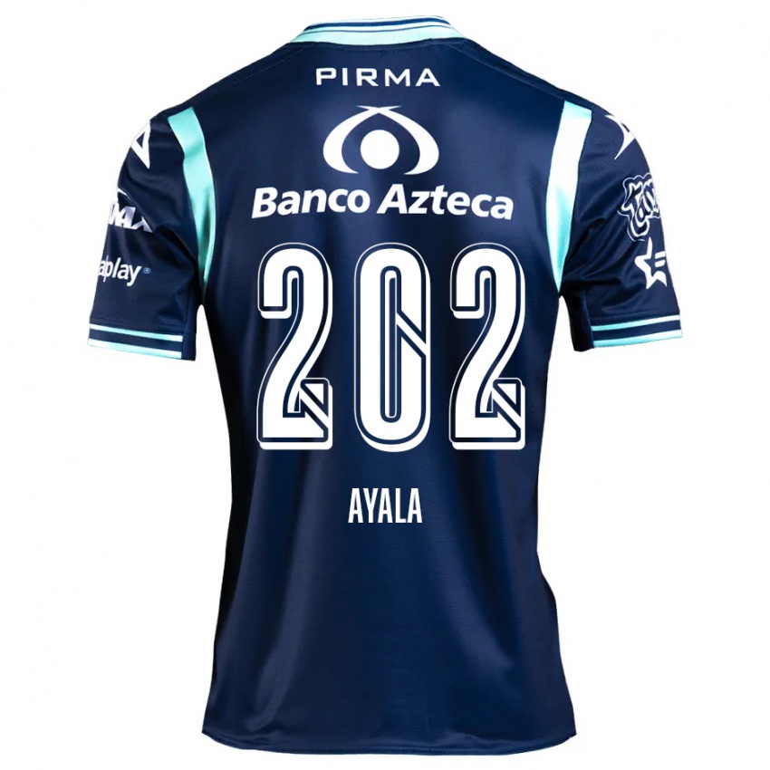 Criança Camisola Diego Ayala #202 Azul-Marinho Alternativa 2024/25 Camisa Brasil