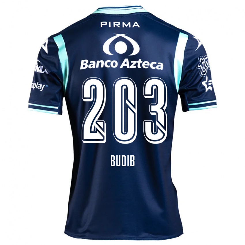 Criança Camisola Pedro Budib #203 Azul-Marinho Alternativa 2024/25 Camisa Brasil